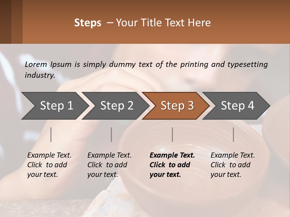 Learn Boy Shape PowerPoint Template