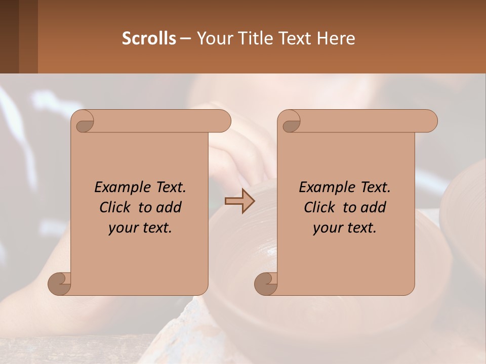 Learn Boy Shape PowerPoint Template