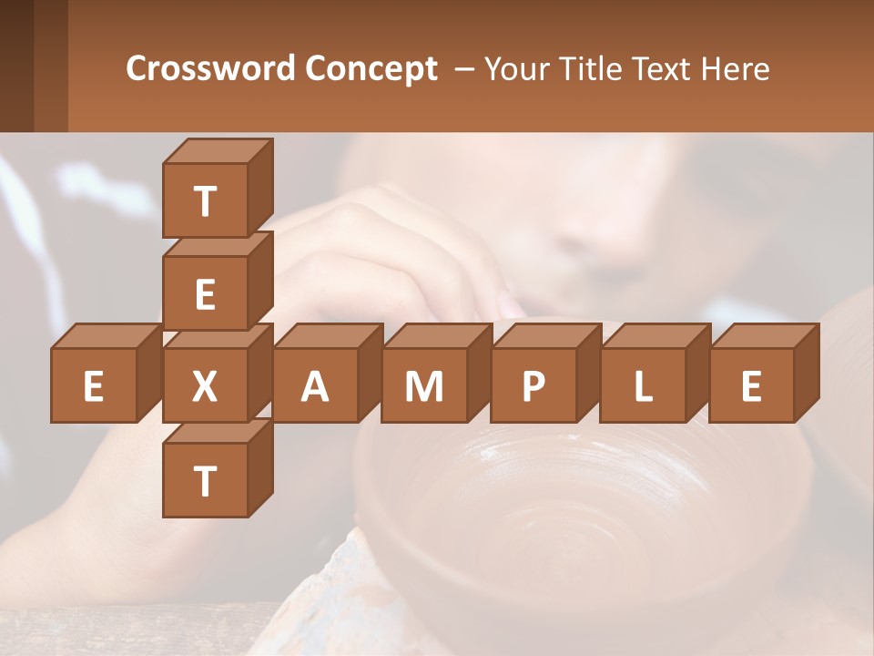 Learn Boy Shape PowerPoint Template