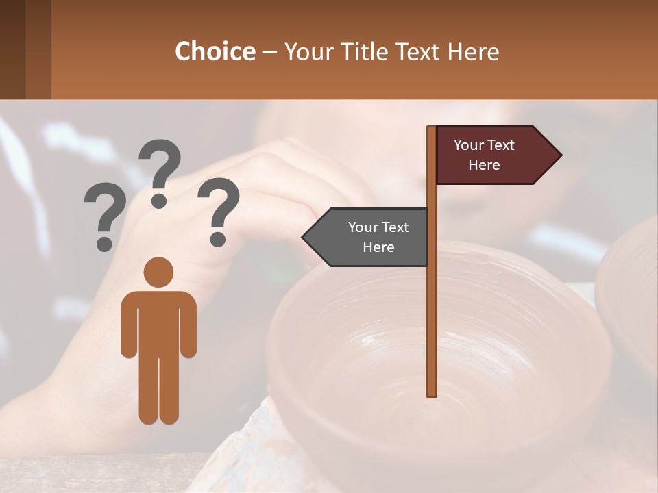 Learn Boy Shape PowerPoint Template