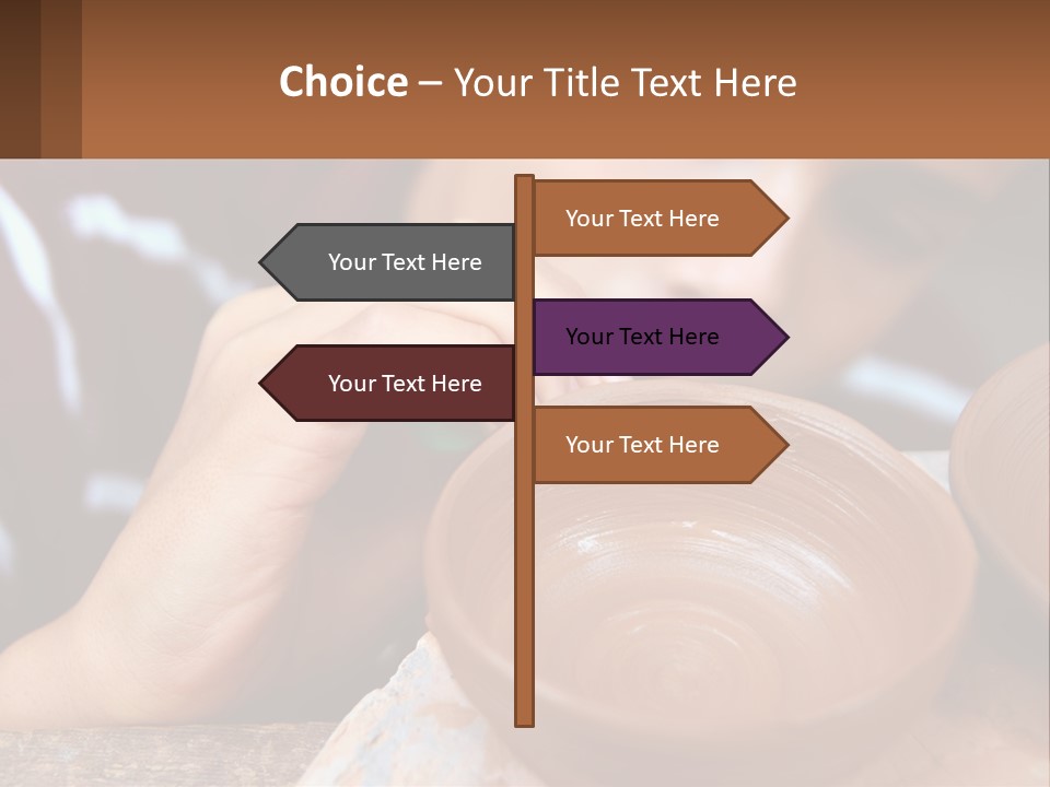 Learn Boy Shape PowerPoint Template