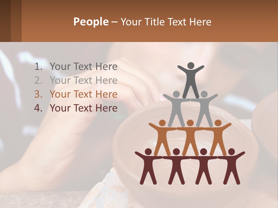 Learn Boy Shape PowerPoint Template