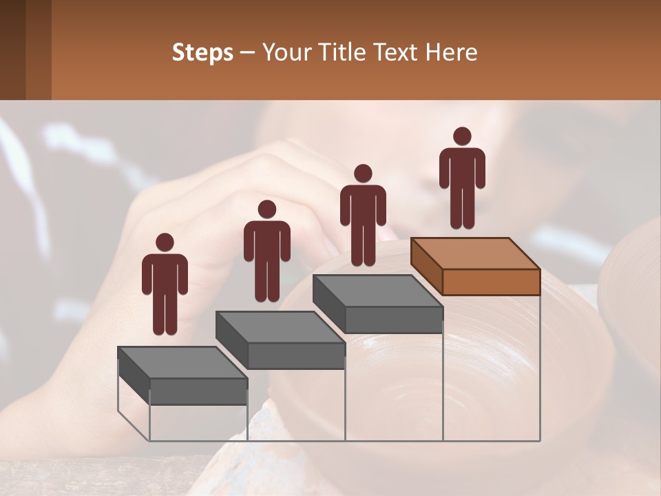 Learn Boy Shape PowerPoint Template