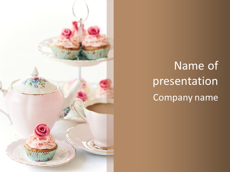 Nobody Frosted Party PowerPoint Template