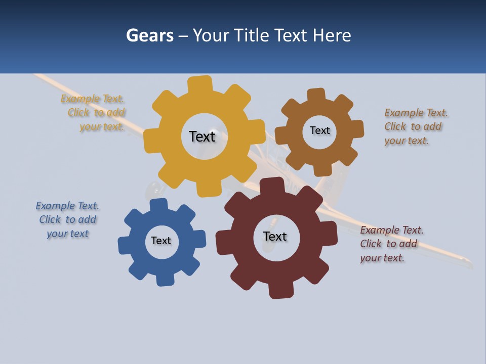 Aircraft Air Chipmunk PowerPoint Template