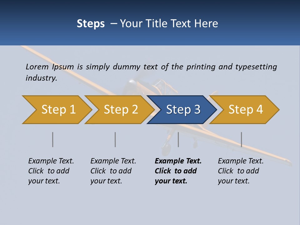 Aircraft Air Chipmunk PowerPoint Template