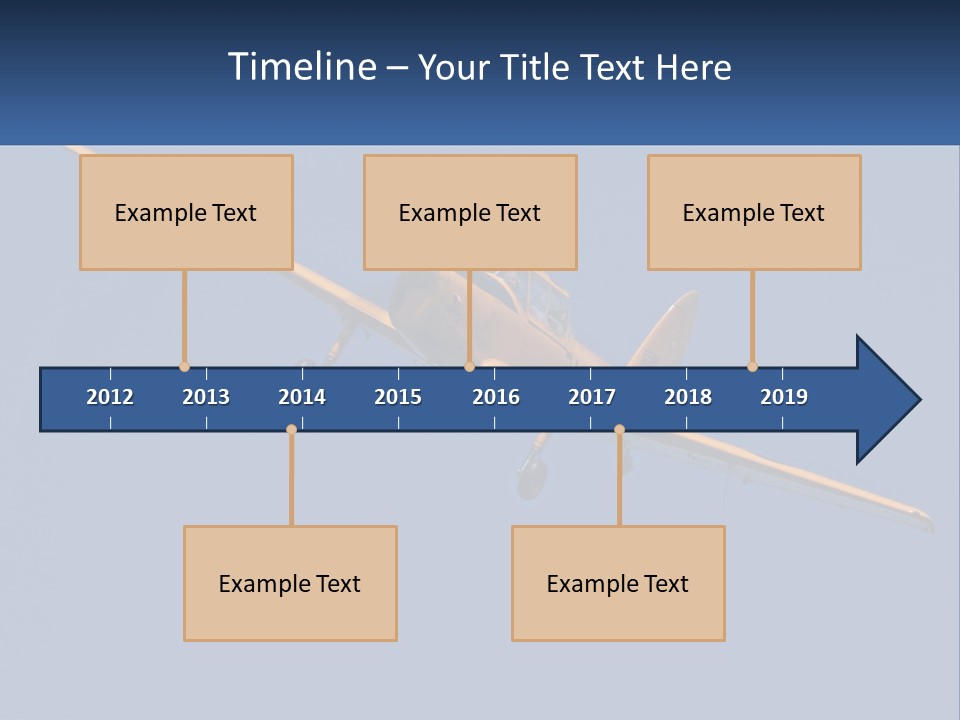 Aircraft Air Chipmunk PowerPoint Template