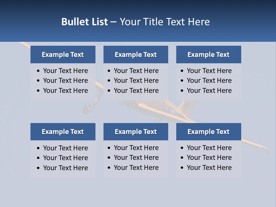 Aircraft Air Chipmunk PowerPoint Template