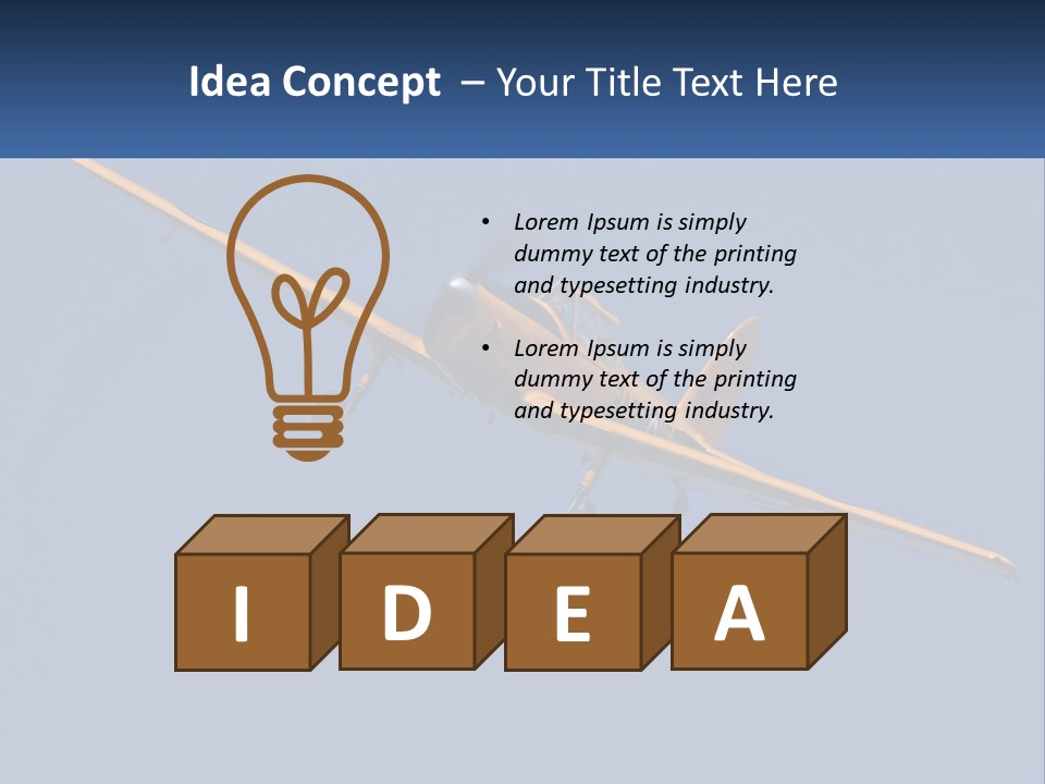 Aircraft Air Chipmunk PowerPoint Template