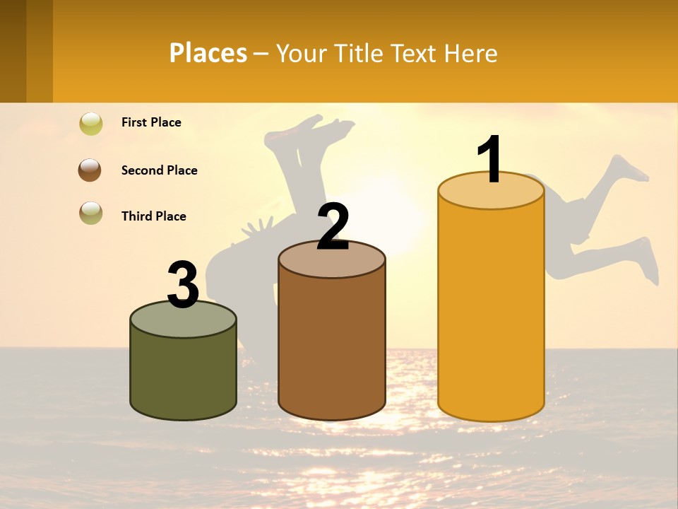 Little Horizon Sun PowerPoint Template