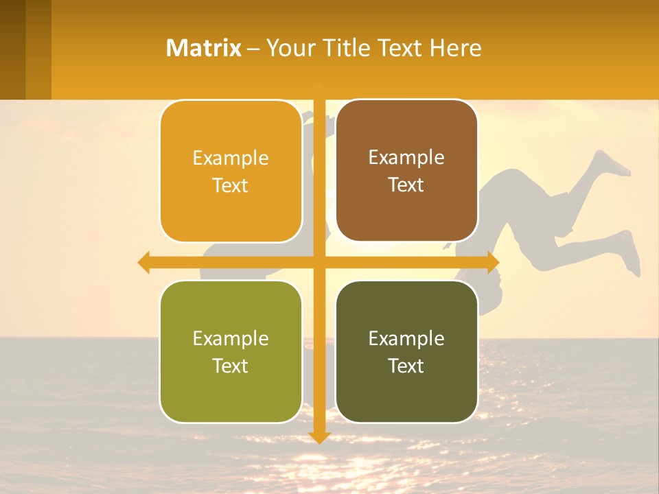 Little Horizon Sun PowerPoint Template