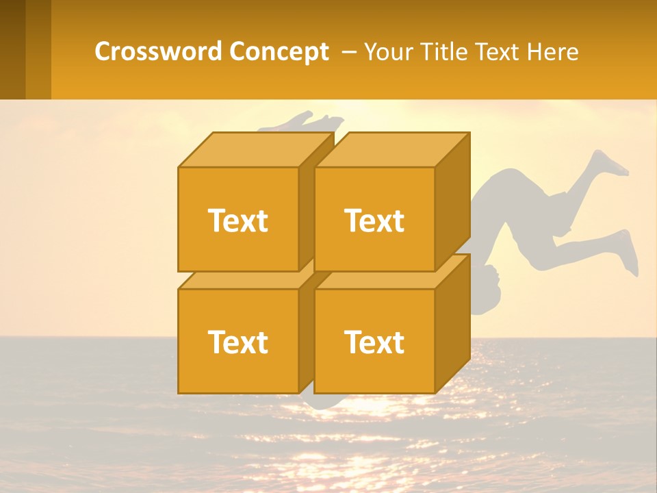 Little Horizon Sun PowerPoint Template