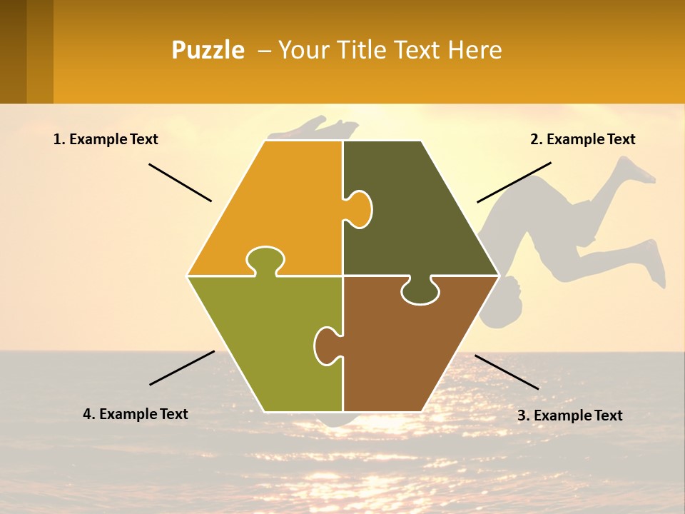 Little Horizon Sun PowerPoint Template