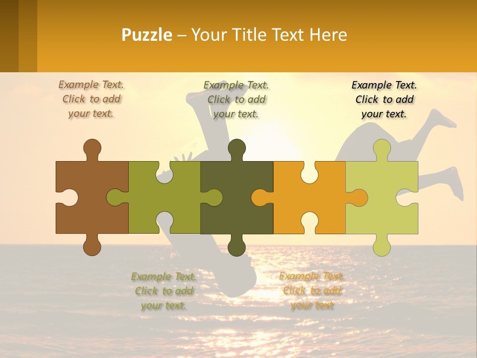 Little Horizon Sun PowerPoint Template