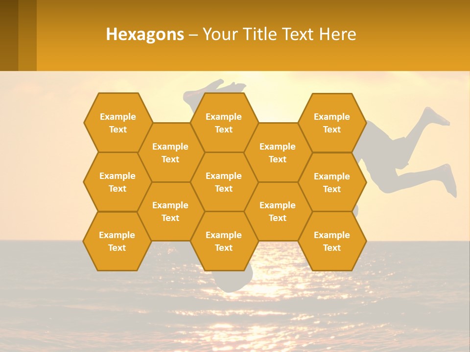 Little Horizon Sun PowerPoint Template