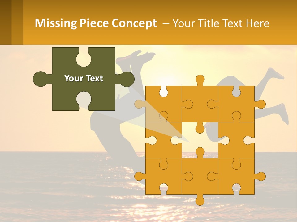 Little Horizon Sun PowerPoint Template