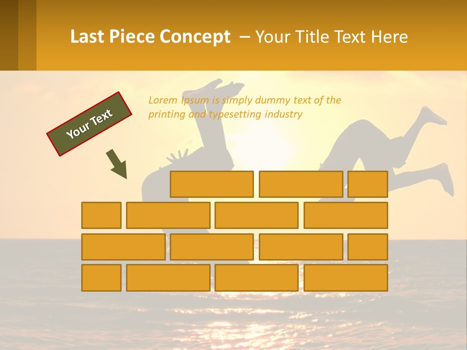 Little Horizon Sun PowerPoint Template