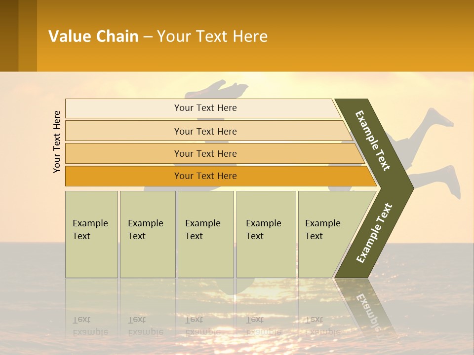 Little Horizon Sun PowerPoint Template