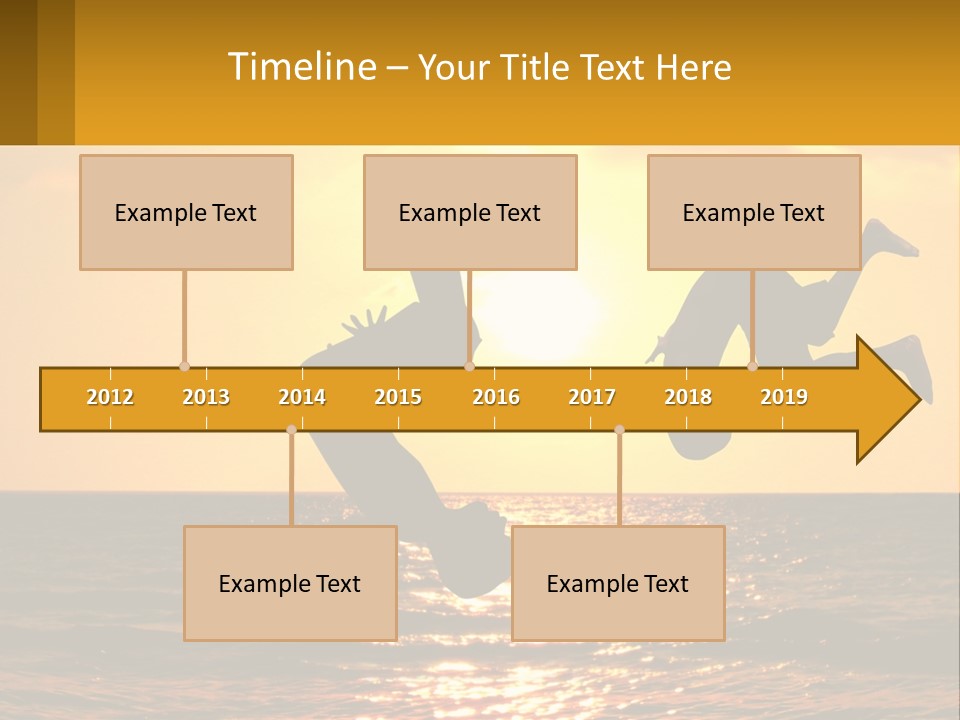 Little Horizon Sun PowerPoint Template
