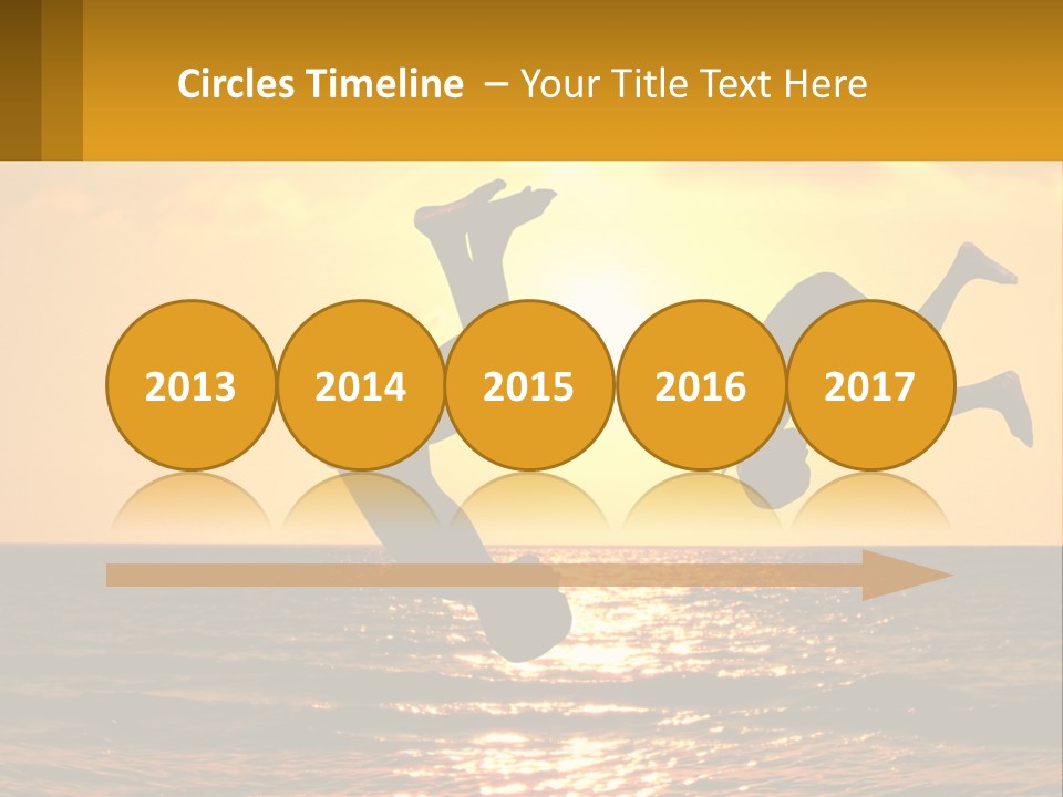 Little Horizon Sun PowerPoint Template