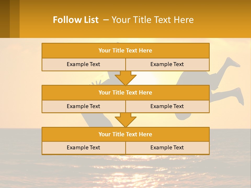 Little Horizon Sun PowerPoint Template