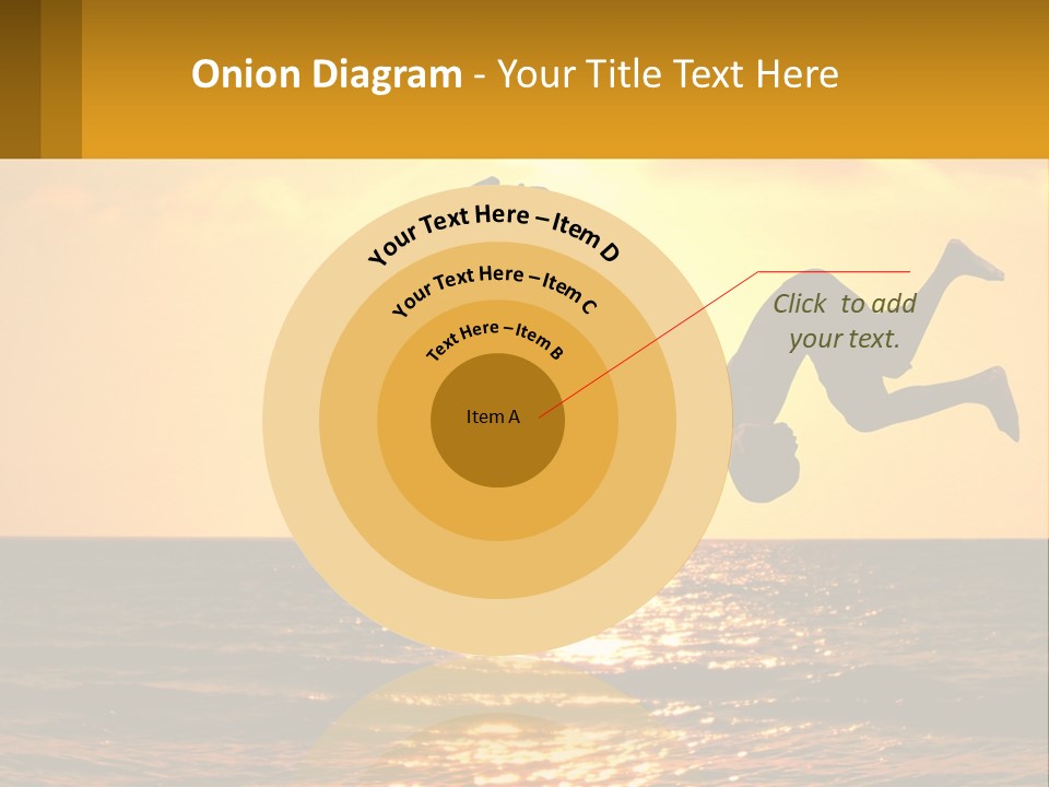 Little Horizon Sun PowerPoint Template