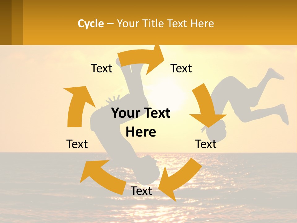 Little Horizon Sun PowerPoint Template