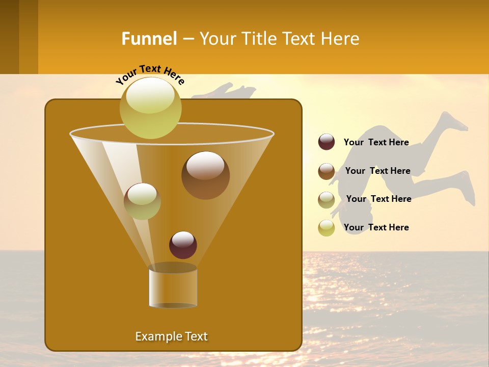 Little Horizon Sun PowerPoint Template