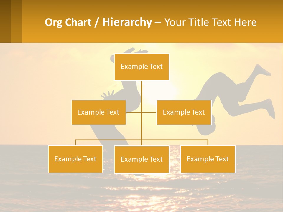 Little Horizon Sun PowerPoint Template