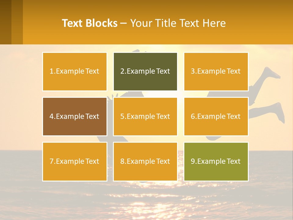 Little Horizon Sun PowerPoint Template