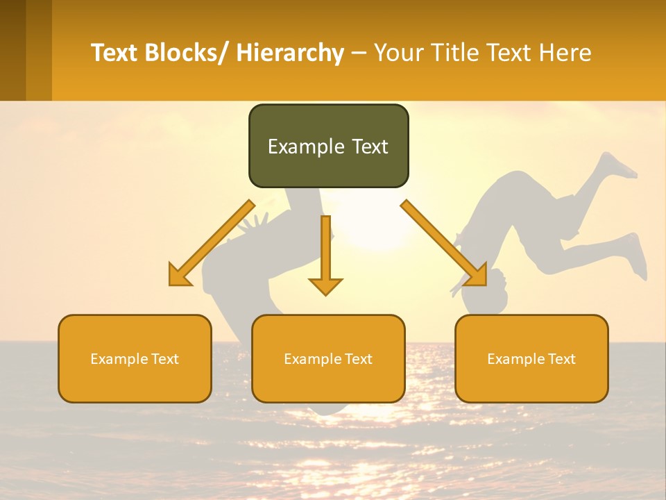 Little Horizon Sun PowerPoint Template