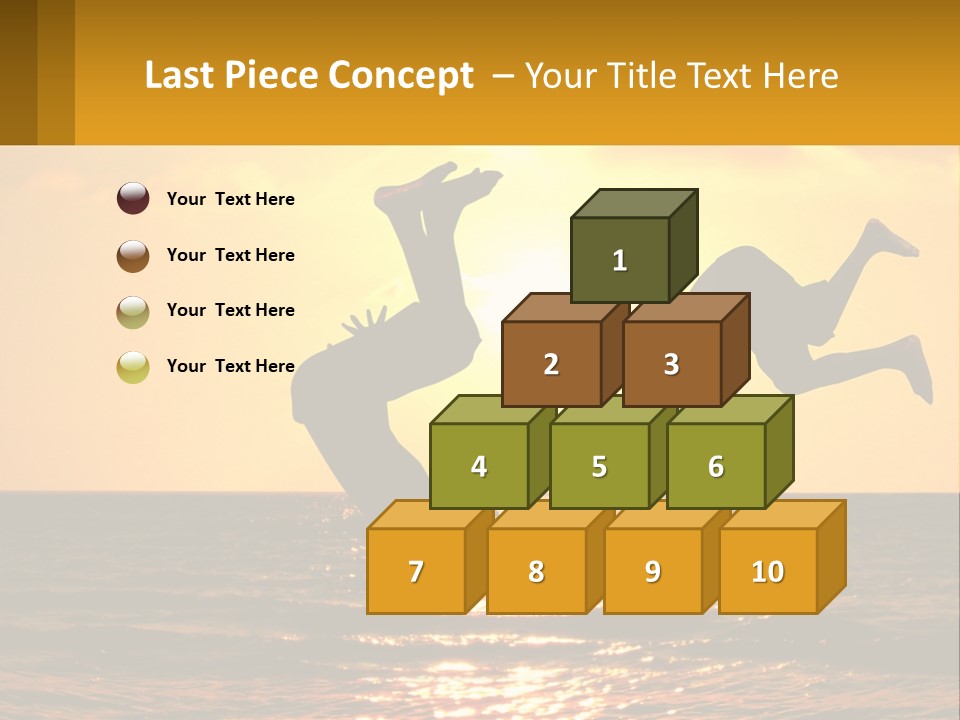 Little Horizon Sun PowerPoint Template