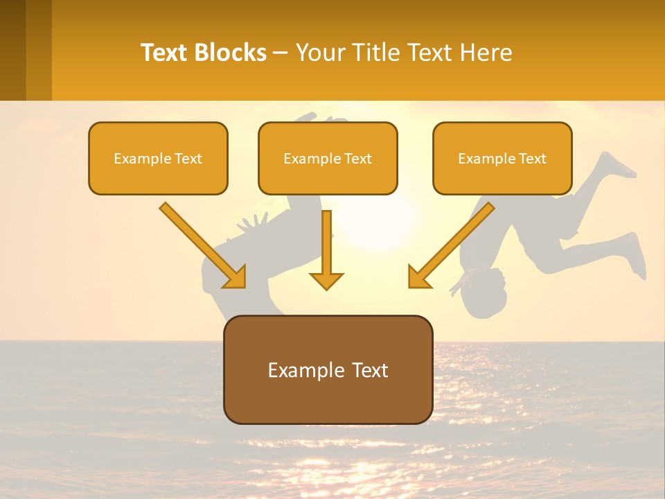 Little Horizon Sun PowerPoint Template
