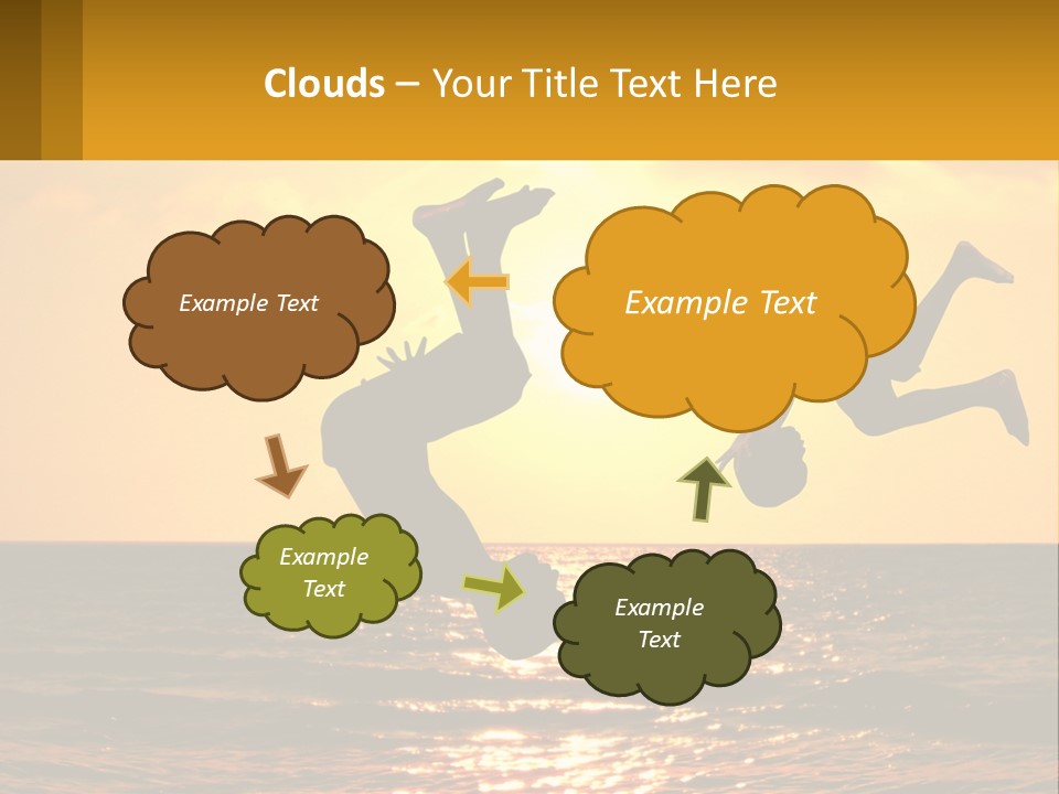Little Horizon Sun PowerPoint Template