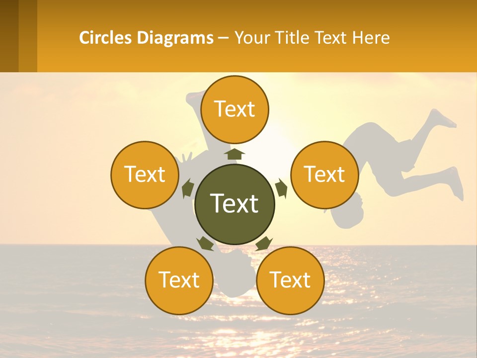 Little Horizon Sun PowerPoint Template