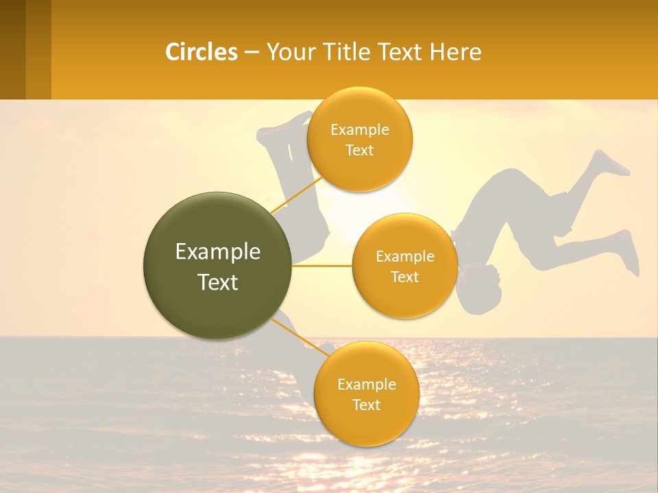 Little Horizon Sun PowerPoint Template