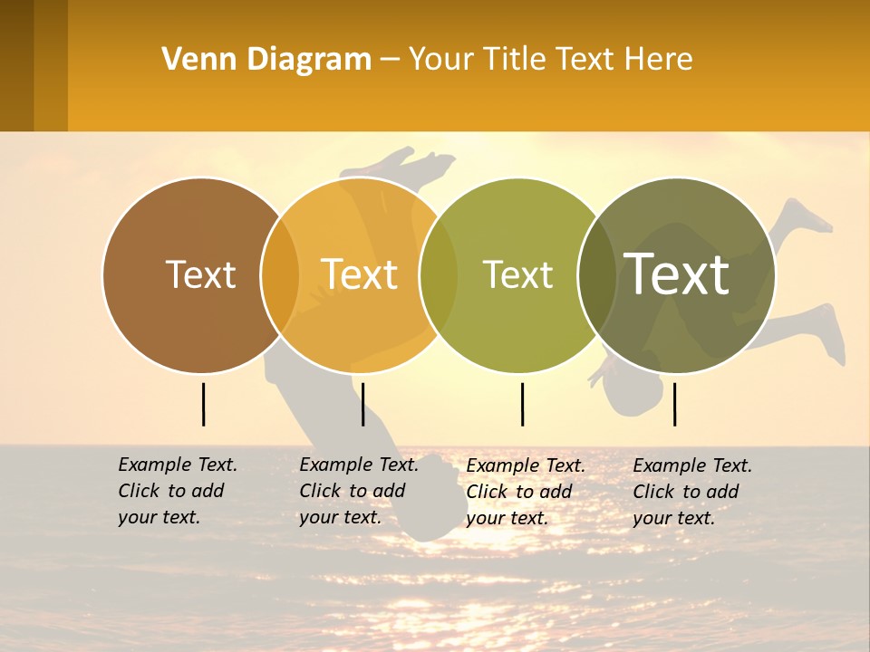 Little Horizon Sun PowerPoint Template