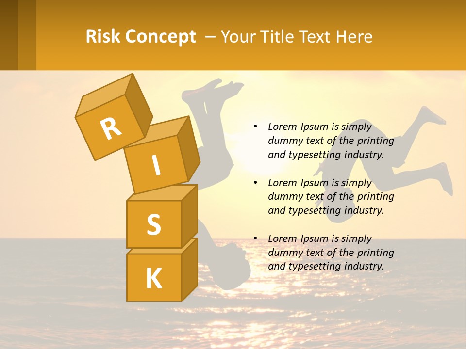 Little Horizon Sun PowerPoint Template