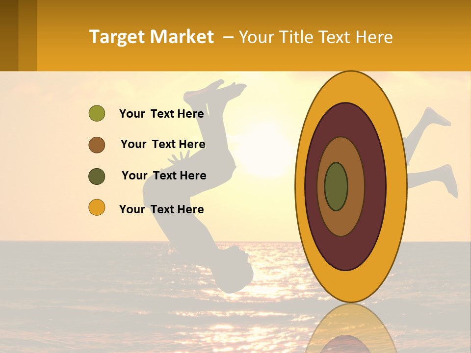 Little Horizon Sun PowerPoint Template