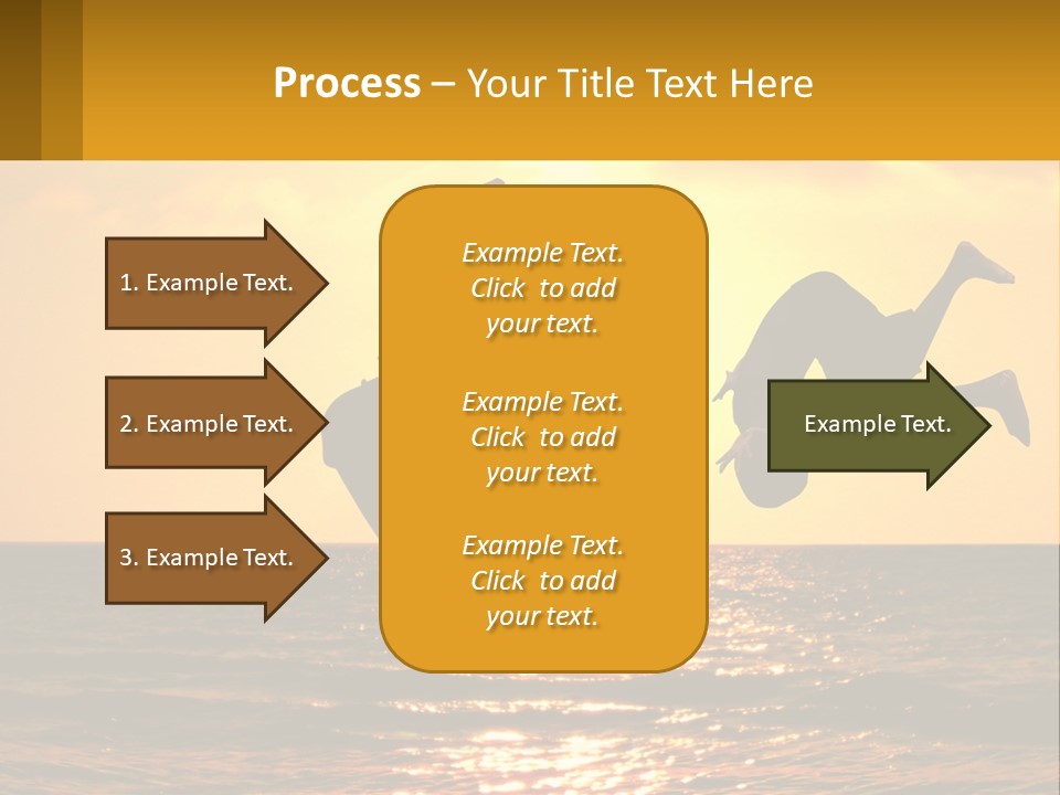 Little Horizon Sun PowerPoint Template