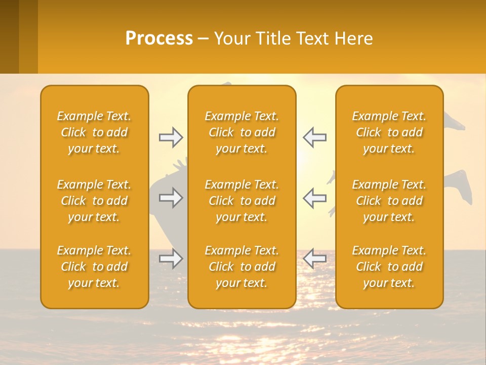 Little Horizon Sun PowerPoint Template