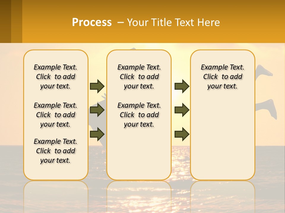Little Horizon Sun PowerPoint Template