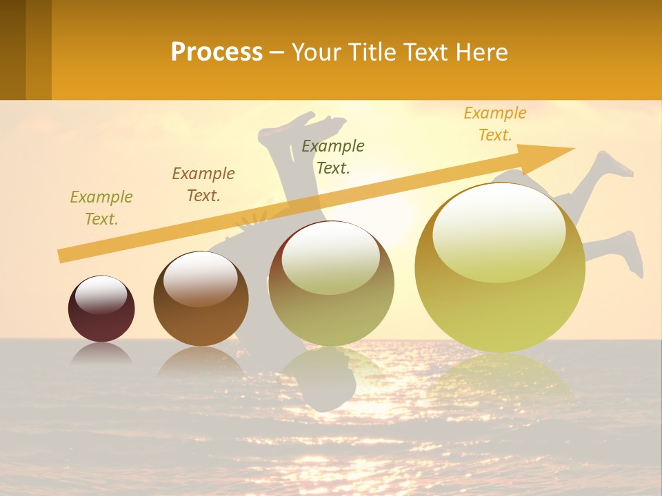 Little Horizon Sun PowerPoint Template