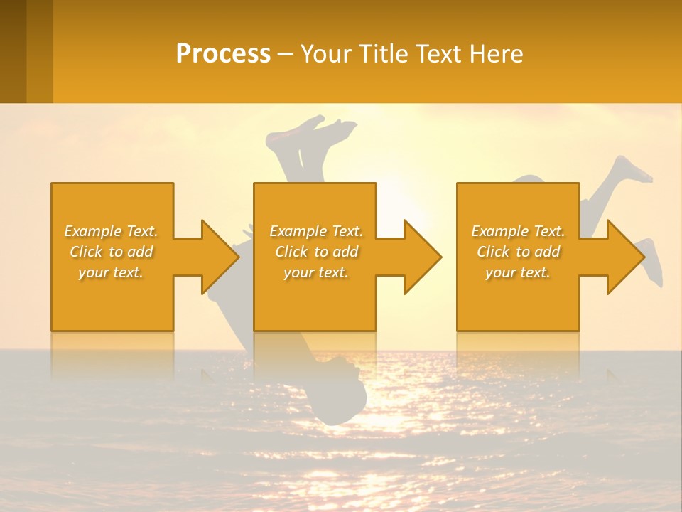 Little Horizon Sun PowerPoint Template