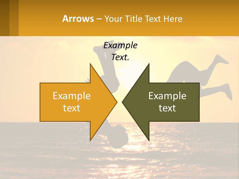 Little Horizon Sun PowerPoint Template