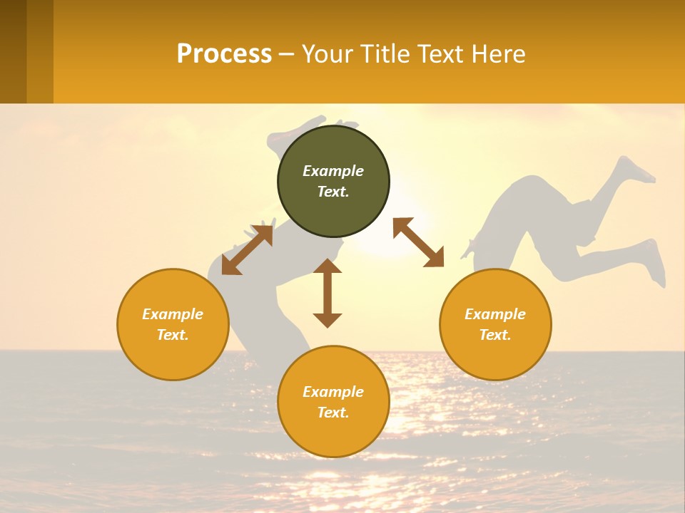 Little Horizon Sun PowerPoint Template