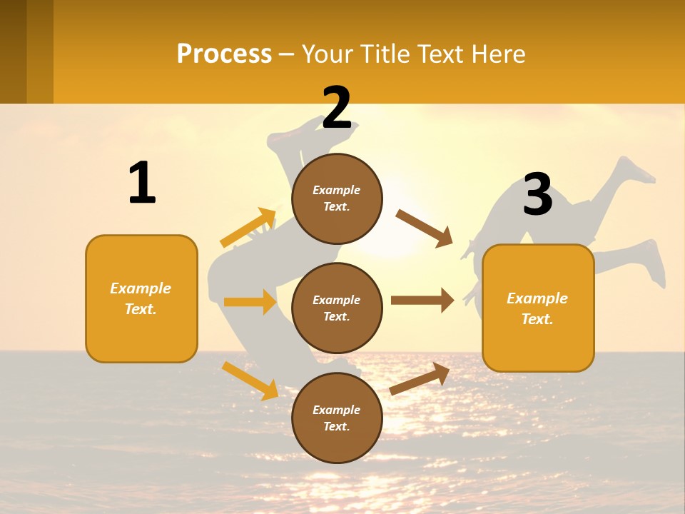Little Horizon Sun PowerPoint Template