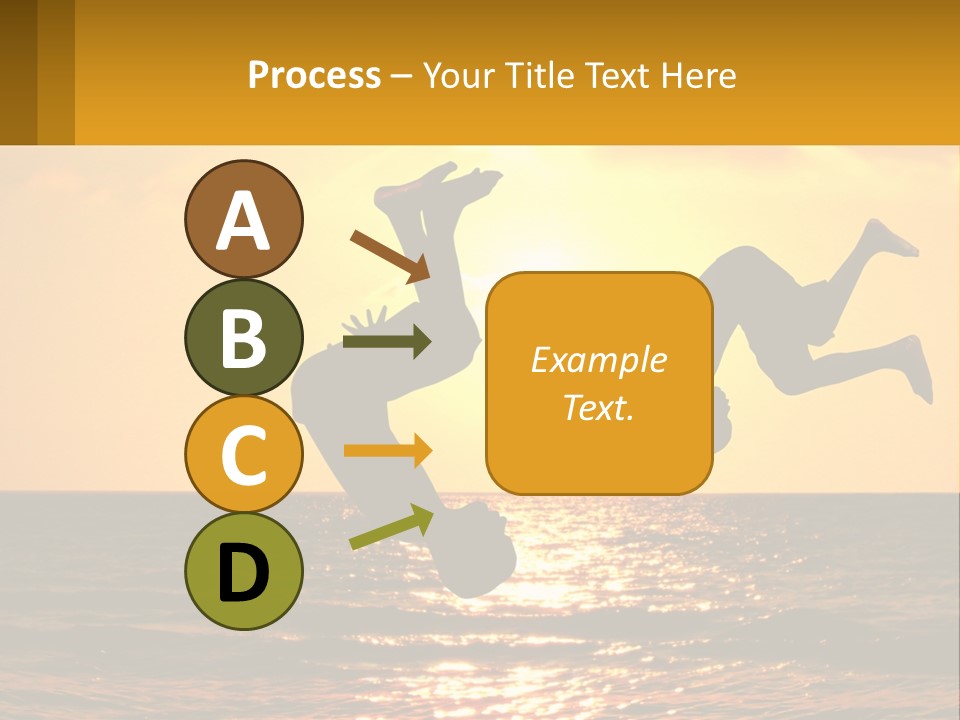 Little Horizon Sun PowerPoint Template