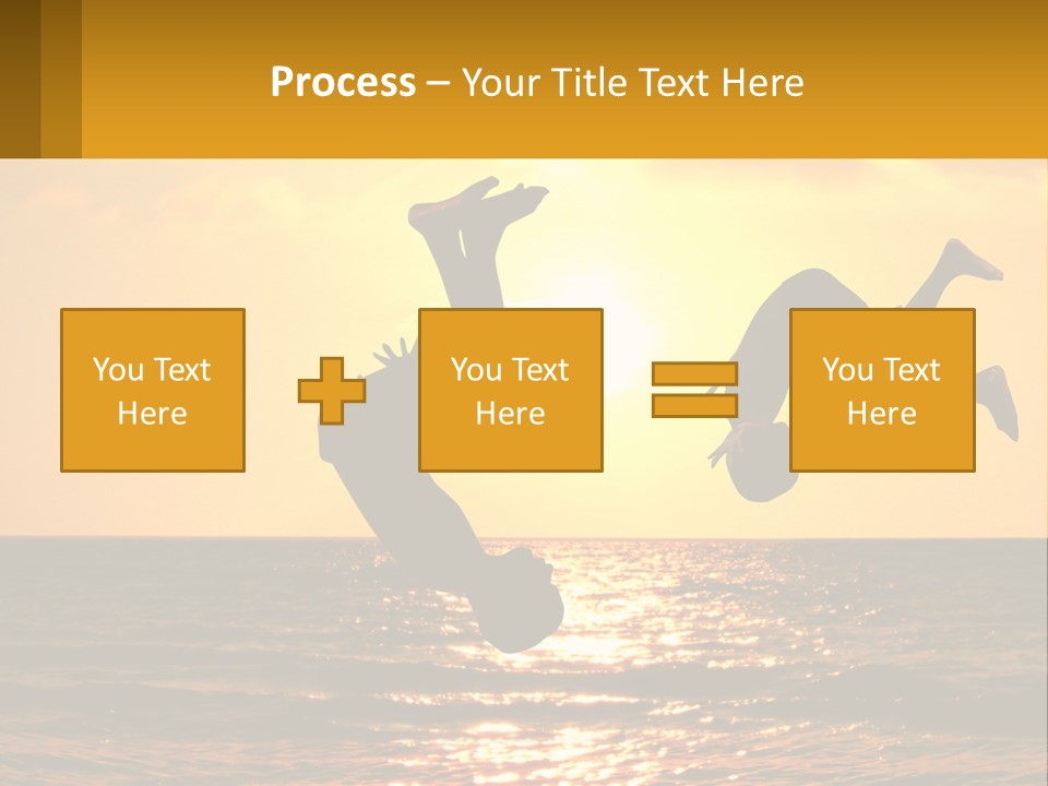 Little Horizon Sun PowerPoint Template