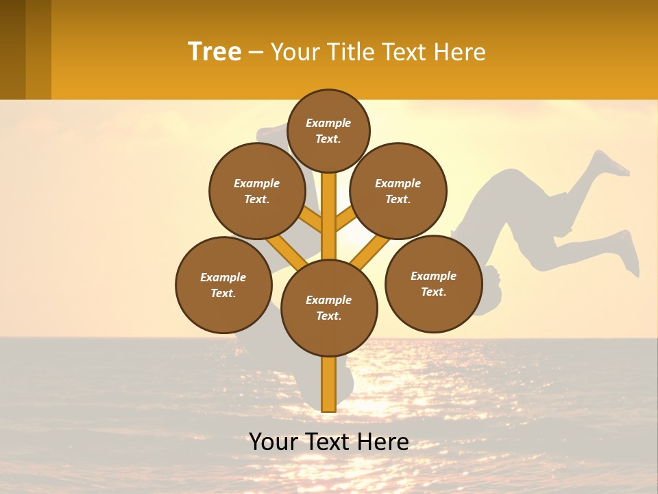 Little Horizon Sun PowerPoint Template